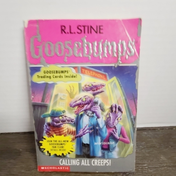 Vintage 90s Goosebumps #50 Calling All Creeps 1st Edition R.L. Stine - Picture 1 of 11